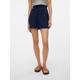 Shorts VERO MODA "VMMYMILO HW PAPERBAG SHORTS WVN GA" Gr. XS (34), N-Gr, blau (navy blazer) Damen Hosen Kurze