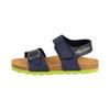 Sandale TROLLKIDS "KIDS BERGEN SANDAL", Gr. 33, blau (navy, grün), Synthetik, sportlich, Schuhe