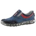 Slipper KACPER Gr. 40, blau (navy, rot) Herren Schuhe Slipper Freizeitschuh, Slipper, Komfortschuh mit beidseitigem Stretcheinsatz