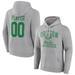 Men's Fanatics Branded Gray Oregon Ducks Women's Lacrosse Pick-A-Player NIL Gameday Tradition Pullover Hoodie