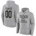 Men's Fanatics Branded Gray Colorado Buffaloes Women's Lacrosse Pick-A-Player NIL Gameday Tradition Pullover Hoodie