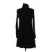 Lulus Casual Dress - Sweater Dress: Black Dresses - Women's Size Small