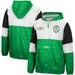 Men's Mitchell & Ness Kelly Green Boston Celtics Hardwood Classics Surprise Win Quarter-Zip Jacket