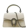 Gucci Bags | Gucci Dionysus Mini Leather Top Handle Shoulder Bag Off White 752029 | Color: White | Size: Os