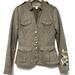 Anthropologie Jackets & Coats | Embroidered Tweed Blazer Jacket - Nick & Mo | Color: Blue/Brown | Size: S