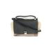 FURLA Leather Satchel: Gray Color Block Bags