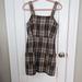 American Eagle Outfitters Dresses | American Eagle | Brown Netural Plaid Overall Dress Size Medium | Color: Black/Brown | Size: M