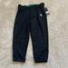 Adidas Bottoms | (New) Addidas Girls Medium Destiny Belted Pant - Black | Color: Black/Blue | Size: Mb