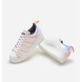 Adidas Shoes | Adidas Superstar Bold Girls Are Awesome Suede Two-Tone Plateau Sneaker 10 | Color: Orange/Pink | Size: 10