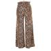 White Mark Casual Pants - High Rise: Brown Bottoms - Women's Size Large