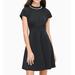 Kate Spade Dresses | Kate Spade New York Pearl-Pave Crepe Dress Black Size 4 | Color: Black/Silver | Size: 4