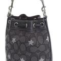 Coach Bags | Coach Mini Dempsey With Embossed Stars | Color: Black/Gray | Size: Os