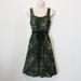 Anthropologie Dresses | Anthropologie Green, Black, Yellow Maeve Painted Plaid Dress Mini Sz 0 | Color: Black/Green | Size: 0
