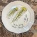 Anthropologie Dining | Anthropologie Linea Carta Diva Pyari Canape Plate Calligrapher J - Jellyfish | Color: Cream/Yellow | Size: 6.5 Cm Diameter