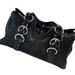 Coach Bags | Coach Black Pebbled Leather Top Twist Lock Shoulder Bag F12334 | Color: Black | Size: Os