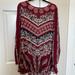 Free People Dresses | Free People Paisley Dress | Color: Cream/Red | Size: M