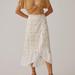 Anthropologie Skirts | Anthropologie Magnolia Martinique Bare Embroidered Halter Skirt | Nwt | Size 14 | Color: Tan/White | Size: 12