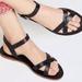 Madewell Shoes | Madewell Boardwalk Crisscross Sandals Black 8.5 New | Color: Black | Size: 8.5
