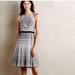 Anthropologie Dresses | Anthropologie Eva Franco Saybrook Gray Striped Mini Dress Size 2 | Color: Gray/White | Size: 2