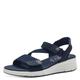 Tamaris COMFORT Damen Sandalen flach mit Klettverschluss Vegan, Blau (Navy), 39 EU