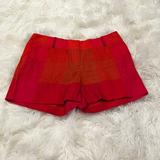 J. Crew Shorts | J. Crew Plaid Linen Shorts Size 0 | Color: Orange/Pink | Size: 0