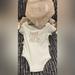 Nike Matching Sets | Nike Babies Boy 2-Pack Bodysuit & Bib Set In Sand Drift, Size 9 Months | Color: Tan/White | Size: 9mb