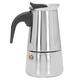 DSHIOP Moka Pot, Stainless Steel Stovetop Espresso Maker Italian Coffee Maker Coffee Machine Cafe Percolator Maker for Induction Cookers (Size : 2 cup)