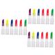 TOVINANNA 18 Pcs Fluorescent Lipstick Neon Face Paint Neon Lipstick Blue Lipstick Glow Lipstick Glow in The Dark Lip Sticks Yellow Lipstick Neon Makeup Top Coat Neon Lights Halloween