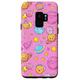 Hülle für Galaxy S9 Cute Pink Space Planets Aesthetic Galaxy UFO Phone Cover