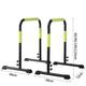dip bar Dip Bars, Heavy Duty Adjustable Height Strength Training Dip Bar Stand, Home Gym Workout Dip Bar Stand, Tricep Squats, Pullups, Dips, Home Workout Adjustable Double Bars (Size : Black and gre