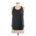 Adidas Active Tank Top: Black Activewear - Women's Size Medium