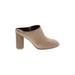 Franco Sarto Mule/Clog: Tan Shoes - Women's Size 8