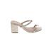 Journee Collection Mule/Clog: Ivory Shoes - Women's Size 7