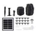 Solar Automatic Drip Irrigation Kit, DIY Solar Irrigation System with Timer, Indoor Outdoor Garden Watering System, Solar Powered Automatic Watering System Support 15 Potted Plants