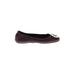 Tory Burch Flats: Burgundy Argyle Shoes - Women's Size 9
