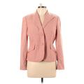 Ann Taylor Wool Blazer Jacket: Pink Tweed Jackets & Outerwear - Women's Size 10 Petite