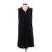 Isaac Mizrahi LIVE! Casual Dress - Shift: Black Dresses - Women's Size Small