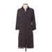 Banana Republic Factory Store Casual Dress - Shirtdress: Purple Dresses - Women's Size 4