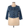 Torrid Denim Jacket: Blue Jackets & Outerwear - Women's Size 2X Plus