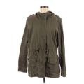 Cotton On Trenchcoat: Green Jackets & Outerwear - Women's Size 8