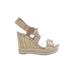 Charles by Charles David Wedges: Tan Shoes - Women's Size 6 1/2