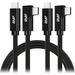 RVP+ 9' USB-C 3.2 Gen 2x2 Right-Angle Cable (Black, 2-Pack) RVP-C103-BK-9FT-2