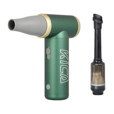 KiCA Jet Fan 2 Air Duster with Vacuum Accessory (Green) JET FAN 2 GREEN KIT