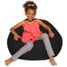 Bean Bag Chair for Kids, Teens, and Adults Includes Removable and Machine Washable Cover, 38in - Medium, Solid Color