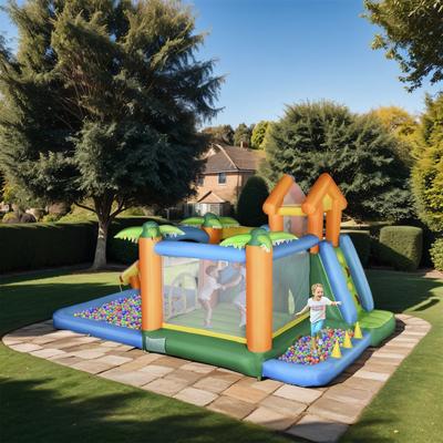 6-in-1 Inflatable Castle with Carry Bag, Repair Patches and Air Blower