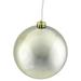 Champagne Gold Shatterproof Hanging Christmas Ball Ornament 6" (150mm)