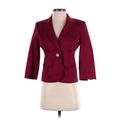 Nine West Blazer Jacket: Burgundy Jackets & Outerwear - Women's Size 2