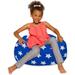 Bean Bag Chair for Kids, Teens, and Adults Includes Removable and Machine Washable Cover, Canvas, 27in - Medium