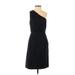 J.Crew Casual Dress - Wrap: Black Solid Dresses - Women's Size 2
