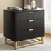3 Drawer Dresser for Bedroom, Modern Chest of Drawers with 3 Drawers